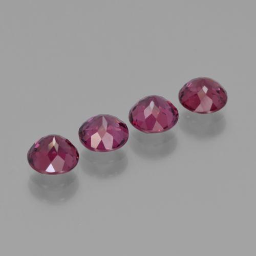 Achetez naturel 2.72ct Pourpre moyen Grenat Rhodolite gems, Coupe roude, En provenance Mozambique chez GemSelect. En stock, livraison internationale!