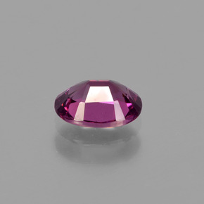 Grenat rhodolite rouge naturelle coupe ovale, 0,98 ct, VS
