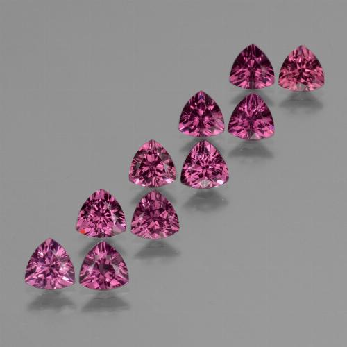 Achetez naturel 5,49ct pourpre grenat rhodolite gems, trillion, en provenance tanzanie chez gemselect. en stock, livraison internationale!