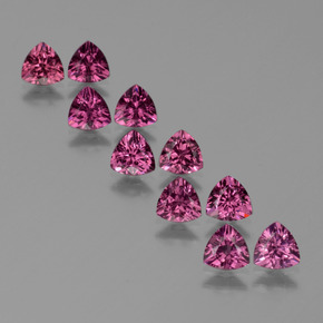 Achetez naturel 5,49ct pourpre grenat rhodolite gems, trillion, en provenance tanzanie chez gemselect. en stock, livraison internationale!