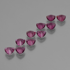 Achetez naturel 5,49ct pourpre grenat rhodolite gems, trillion, en provenance tanzanie chez gemselect. en stock, livraison internationale!