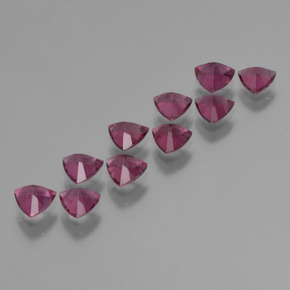 Achetez naturel 5,37ct pourpre grenat rhodolite gems, trillion, en provenance tanzanie chez gemselect. en stock, livraison internationale!