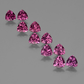 Achetez naturel 5,62ct rose grenat rhodolite gems, trillion, en provenance tanzanie chez gemselect. en stock, livraison internationale!