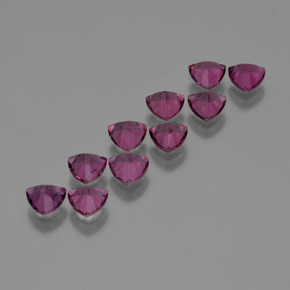 Achetez naturel 5,62ct rose grenat rhodolite gems, trillion, en provenance tanzanie chez gemselect. en stock, livraison internationale!