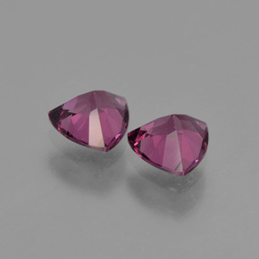 Achetez naturel ct Rose violet Grenat Rhodolite gems, Trillion, En provenance Tanzanie chez GemSelect. En stock, livraison internationale!