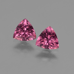 Achetez naturel ct rose grenat rhodolite gems, trillion, en provenance tanzanie chez gemselect. en stock, livraison internationale!