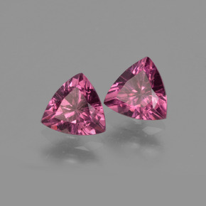 Achetez naturel ct rose grenat rhodolite gems, trillion, en provenance tanzanie chez gemselect. en stock, livraison internationale!