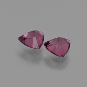 Achetez naturel ct rose grenat rhodolite gems, trillion, en provenance tanzanie chez gemselect. en stock, livraison internationale!
