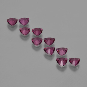 Achetez naturel ct Rose Grenat Rhodolite gems, Trillion, En provenance Tanzanie chez GemSelect. En stock, livraison internationale!