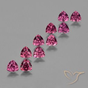 Shop natural 5.79ct Pourpre moyen Grenat Rhodolite gems, Trillion, from Tanzanie at GemSelect. In stock, global shipping!