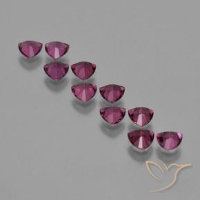 Shop natural 5.79ct Pourpre moyen Grenat Rhodolite gems, Trillion, from Tanzanie at GemSelect. In stock, global shipping!