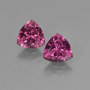 Achetez naturel ct Rose Grenat Rhodolite gems, Trillion, En provenance Mozambique chez GemSelect. En stock, livraison internationale!