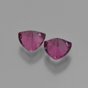 Achetez naturel ct Rose Grenat Rhodolite gems, Trillion, En provenance Mozambique chez GemSelect. En stock, livraison internationale!