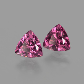Achetez naturel ct rose grenat rhodolite gems, trillion, en provenance mozambique chez gemselect. en stock, livraison internationale!