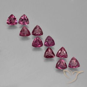 Achetez naturel 3,80ct pourpre grenat rhodolite gems, trillion, en provenance mozambique chez gemselect. en stock, livraison internationale!