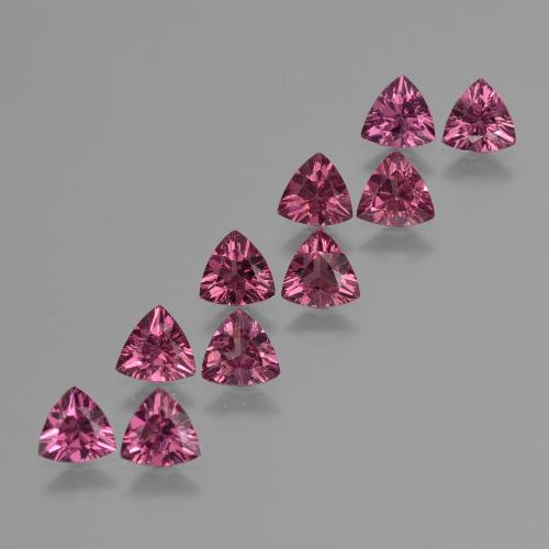 Achetez naturel 4,22ct pourpre grenat rhodolite gems, trillion, en provenance mozambique chez gemselect. en stock, livraison internationale!