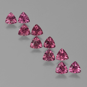 Achetez naturel 4,22ct pourpre grenat rhodolite gems, trillion, en provenance mozambique chez gemselect. en stock, livraison internationale!