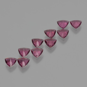 Achetez naturel 4,22ct pourpre grenat rhodolite gems, trillion, en provenance mozambique chez gemselect. en stock, livraison internationale!