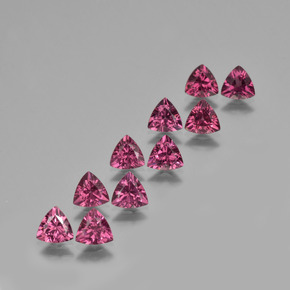 Achetez naturel 4.82ct Magenta profond Grenat Rhodolite gems, Trillion, En provenance Mozambique chez GemSelect. En stock, livraison internationale!