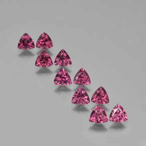Achetez naturel 4.82ct Magenta profond Grenat Rhodolite gems, Trillion, En provenance Mozambique chez GemSelect. En stock, livraison internationale!