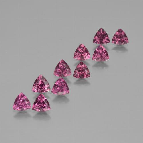Achetez naturel 4.99ct Pourpre de baies roses Grenat Rhodolite gems, Trillion, En provenance Mozambique chez GemSelect. En stock, livraison internationale!