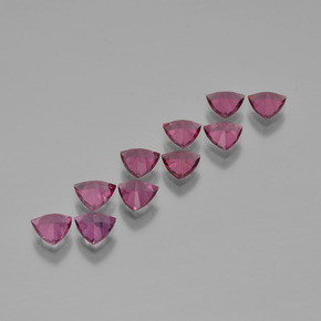 Achetez naturel 4.99ct Pourpre de baies roses Grenat Rhodolite gems, Trillion, En provenance Mozambique chez GemSelect. En stock, livraison internationale!