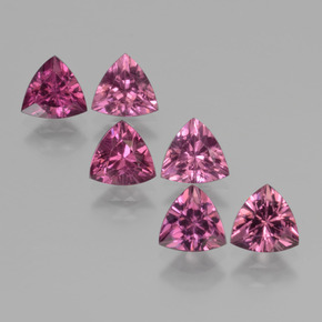 Achetez naturel 3.22ct Rose Grenat Rhodolite gems, Trillion, En provenance Mozambique chez GemSelect. En stock, livraison internationale!