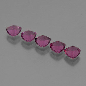 Achetez naturel 2,77ct rose grenat rhodolite gems, trillion, en provenance mozambique chez gemselect. en stock, livraison internationale!