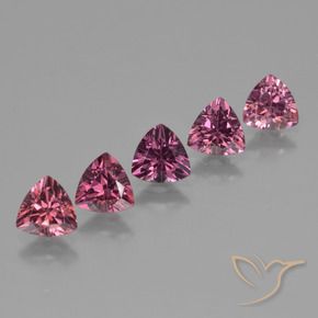 Shop natural 2.58ct Pourpre de baies roses Grenat Rhodolite gems, Trillion, from Mozambique at GemSelect. In stock, global shipping!
