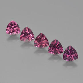 Achetez naturel ct rose grenat rhodolite gems, trillion, en provenance mozambique chez gemselect. en stock, livraison internationale!