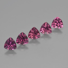 Achetez naturel ct rose grenat rhodolite gems, trillion, en provenance mozambique chez gemselect. en stock, livraison internationale!