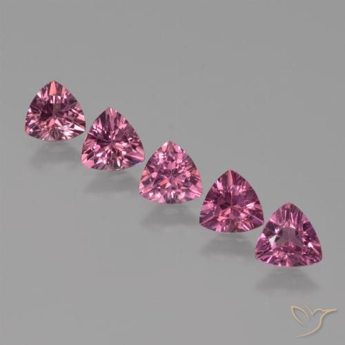 2.43ctw Naturel Pourpre moyen Grenat rhodolite, Trillion, VS