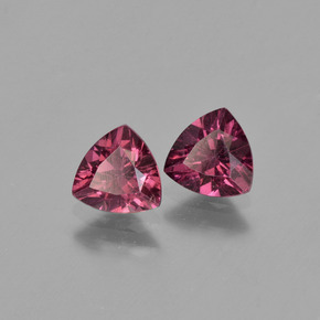 Achetez naturel ct rose grenat rhodolite gems, trillion, en provenance mozambique chez gemselect. en stock, livraison internationale!