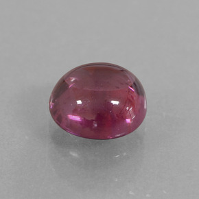 Grenat Rhodolite Rose naturelle Coupe roude, 1.28 ct, Transparent