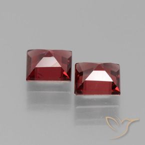 Shop natural 1.43ct Rouge foncé Grenat Rhodolite gems, Carré, from Mozambique at GemSelect. In stock, global shipping!