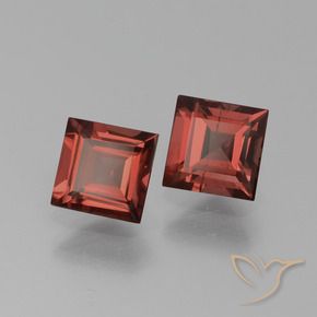 Shop natural 1.44ct Rouge moyen-foncé Grenat Rhodolite gems, Carré, from Mozambique at GemSelect. In stock, global shipping!