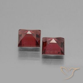 Shop natural 1.61ct Vin rouge profond Grenat Rhodolite gems, Carré, from Mozambique at GemSelect. In stock, global shipping!