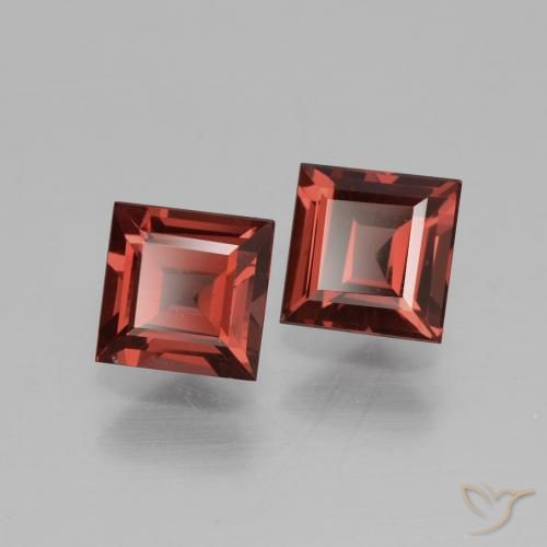 Shop natural 1.48ct Rouge foncé Grenat Rhodolite gems, Carré, from Mozambique at GemSelect. In stock, global shipping!