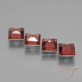 Shop natural 2.84ct Rouge écarlate profond Grenat Rhodolite gems, Carré, from Mozambique at GemSelect. In stock, global shipping!