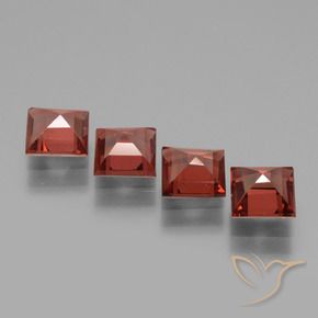 Shop natural 3.01ct Rouge foncé Grenat rhodolite gems, Carré, from Mozambique at GemSelect. In stock, global shipping!