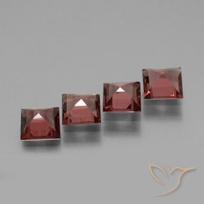 Shop natural 2.52ct Rouge moyen Grenat Rhodolite gems, Carré, from Mozambique at GemSelect. In stock, global shipping!