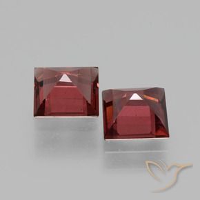 Shop natural 1.56ct Rouge foncé Grenat rhodolite gems, Carré, from Mozambique at GemSelect. In stock, global shipping!