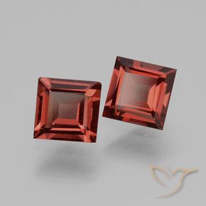 Shop natural 1.43ct Rouge foncé Grenat rhodolite gems, Carré, from Mozambique at GemSelect. In stock, global shipping!