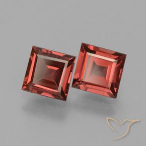 Shop natural 1.46ct Rouge écarlate profond Grenat Rhodolite gems, Carré, from Mozambique at GemSelect. In stock, global shipping!