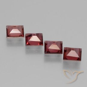 Shop natural 2.55ct Rouge foncé Grenat Rhodolite gems, Carré, from Mozambique at GemSelect. In stock, global shipping!