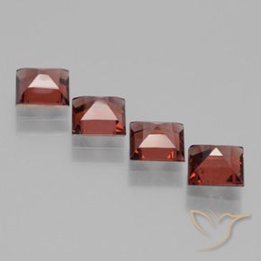 Shop natural 3.14ct Rouge moyen Grenat rhodolite gems, Carré, from Mozambique at GemSelect. In stock, global shipping!