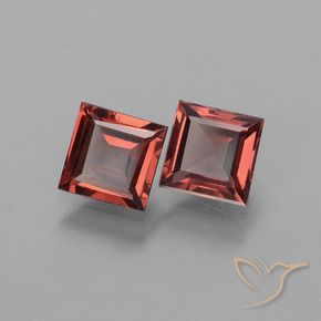 Shop natural 1.40ct Rouge moyen Grenat rhodolite gems, Carré, from Mozambique at GemSelect. In stock, global shipping!