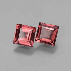 Achetez naturel 1,44ct rouge grenat rhodolite gems, carré, en provenance mozambique chez gemselect. en stock, livraison internationale!