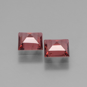 Achetez naturel 1,44ct rouge grenat rhodolite gems, carré, en provenance mozambique chez gemselect. en stock, livraison internationale!