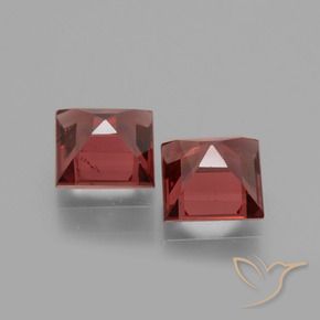 Shop natural 1.53ct Rouge foncé Grenat rhodolite gems, Carré, from Mozambique at GemSelect. In stock, global shipping!